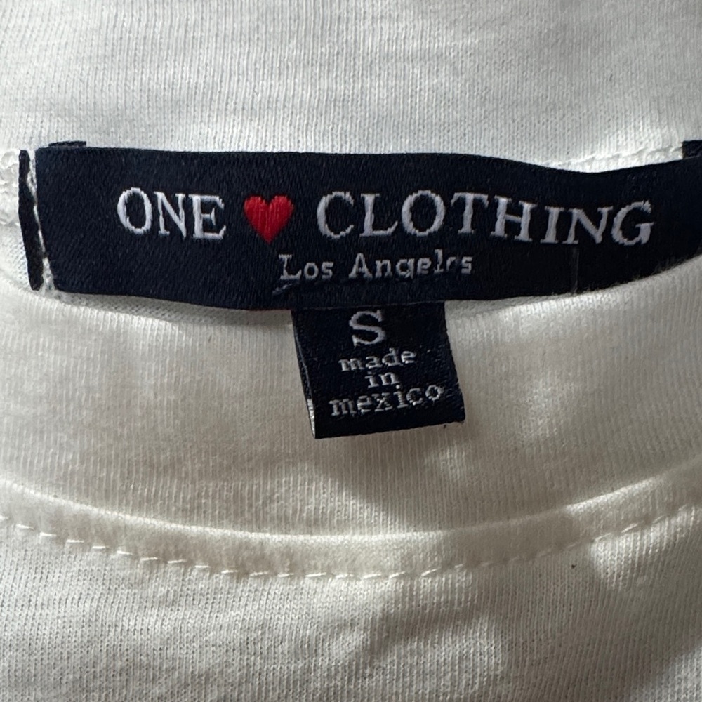 One Clothing Cream Zodiac Constellation Short Sleeve Tee - Picture 2 of 4